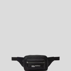 FAUX-LEATHER BELT BAG