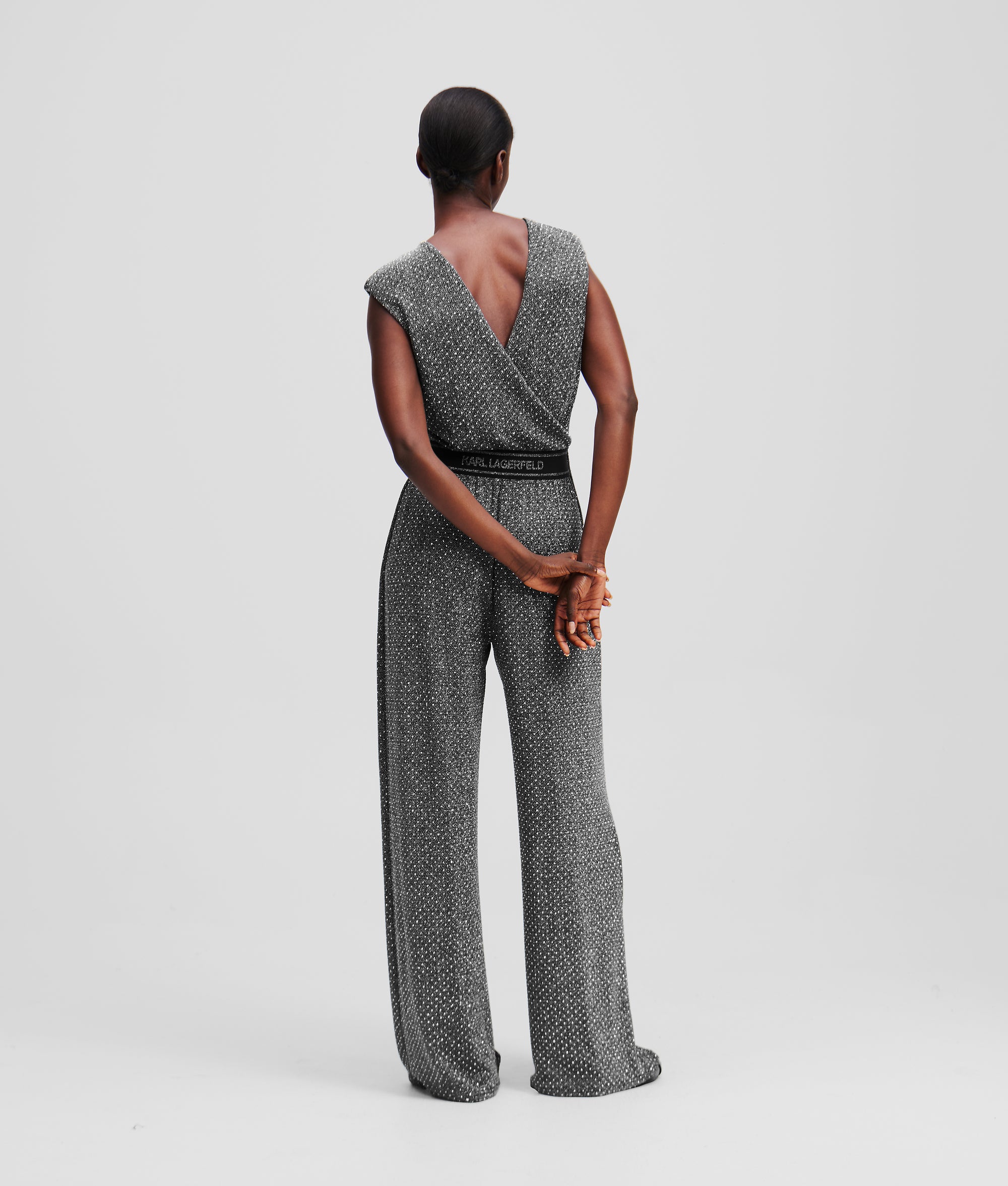 JERSEY RHINESTONE JUMPSUIT - Image 3