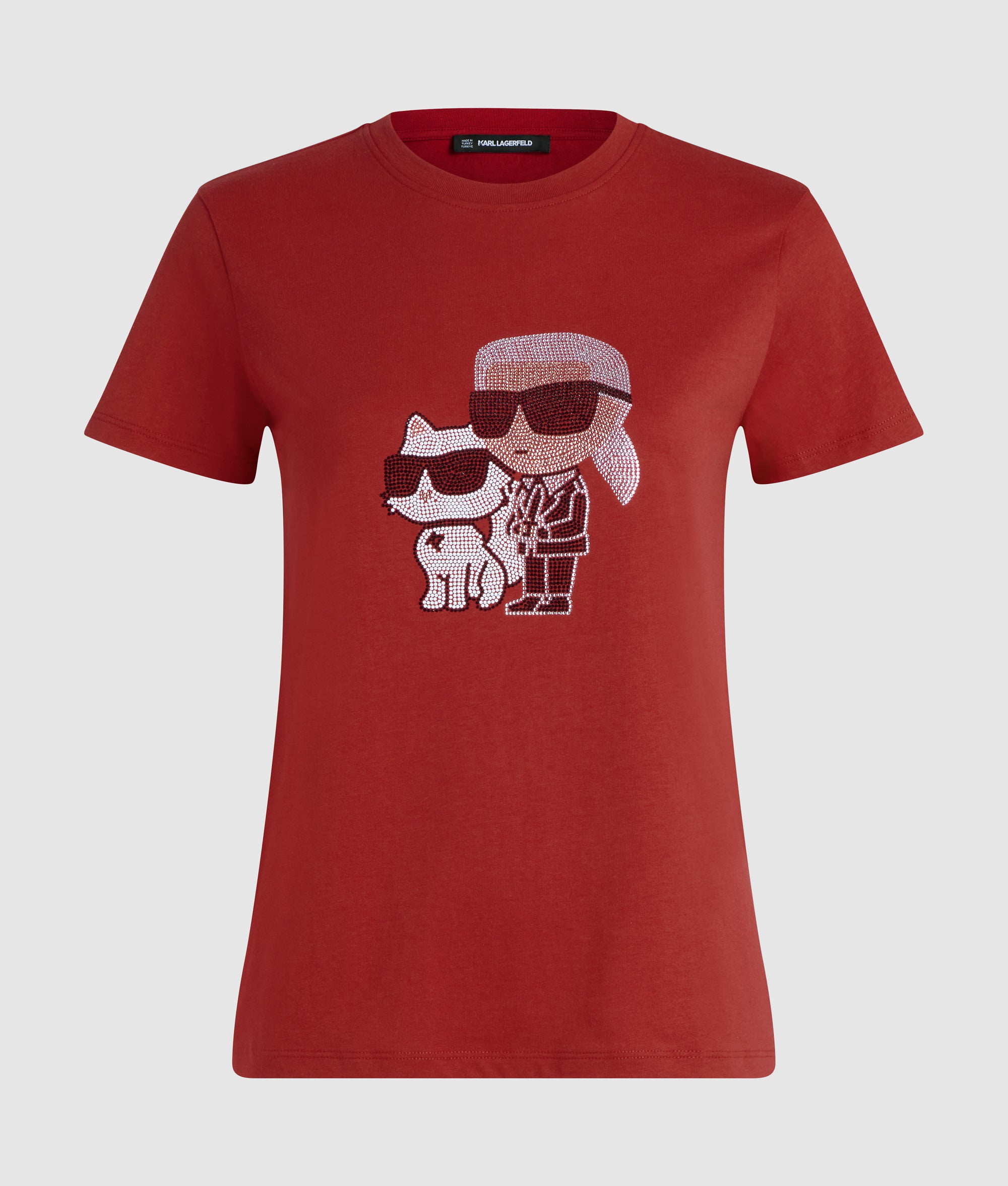 IKON KARL & CHOUPETTE RHINESTONE T-SHIRT - Image 5