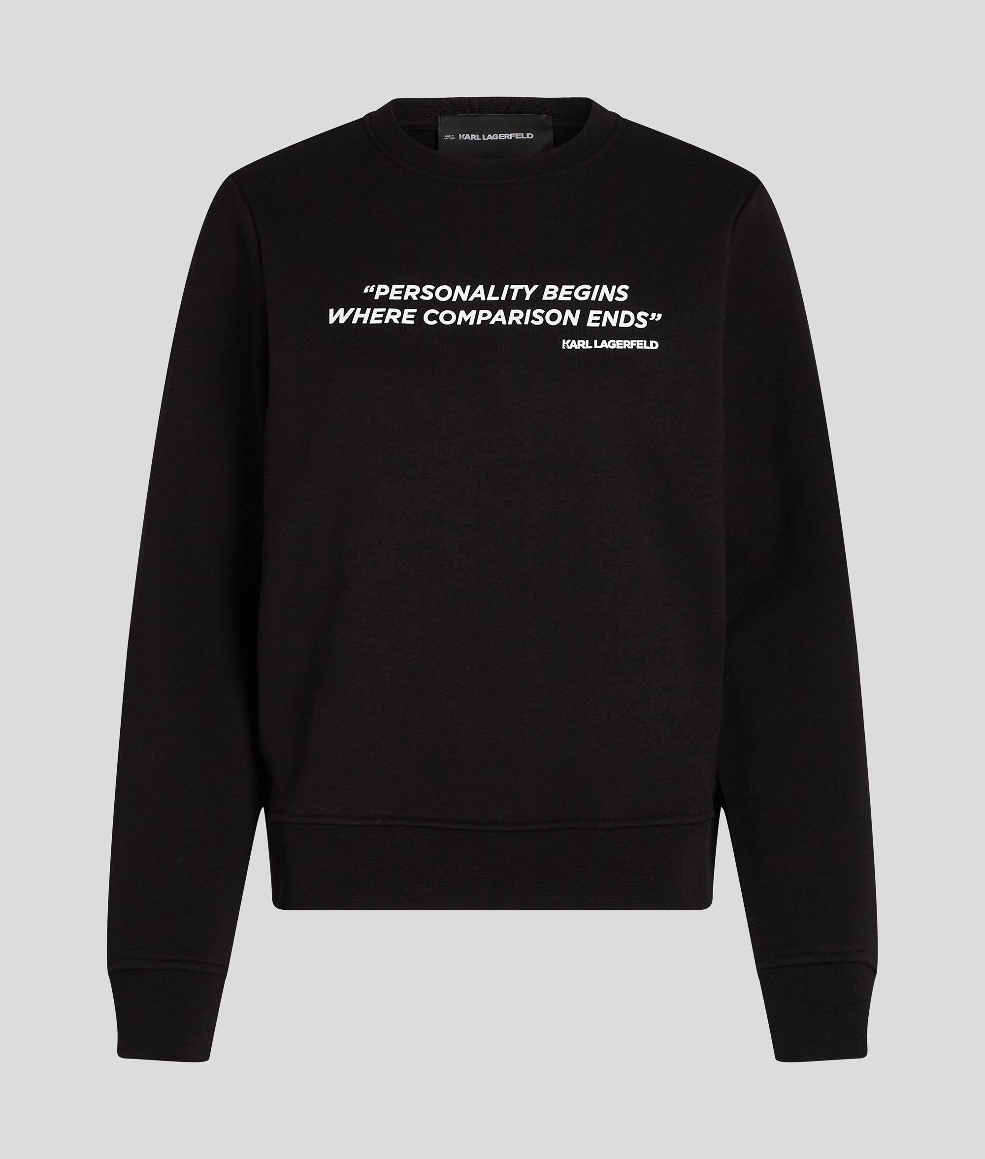KARL QUOTE SWEATSHIRT