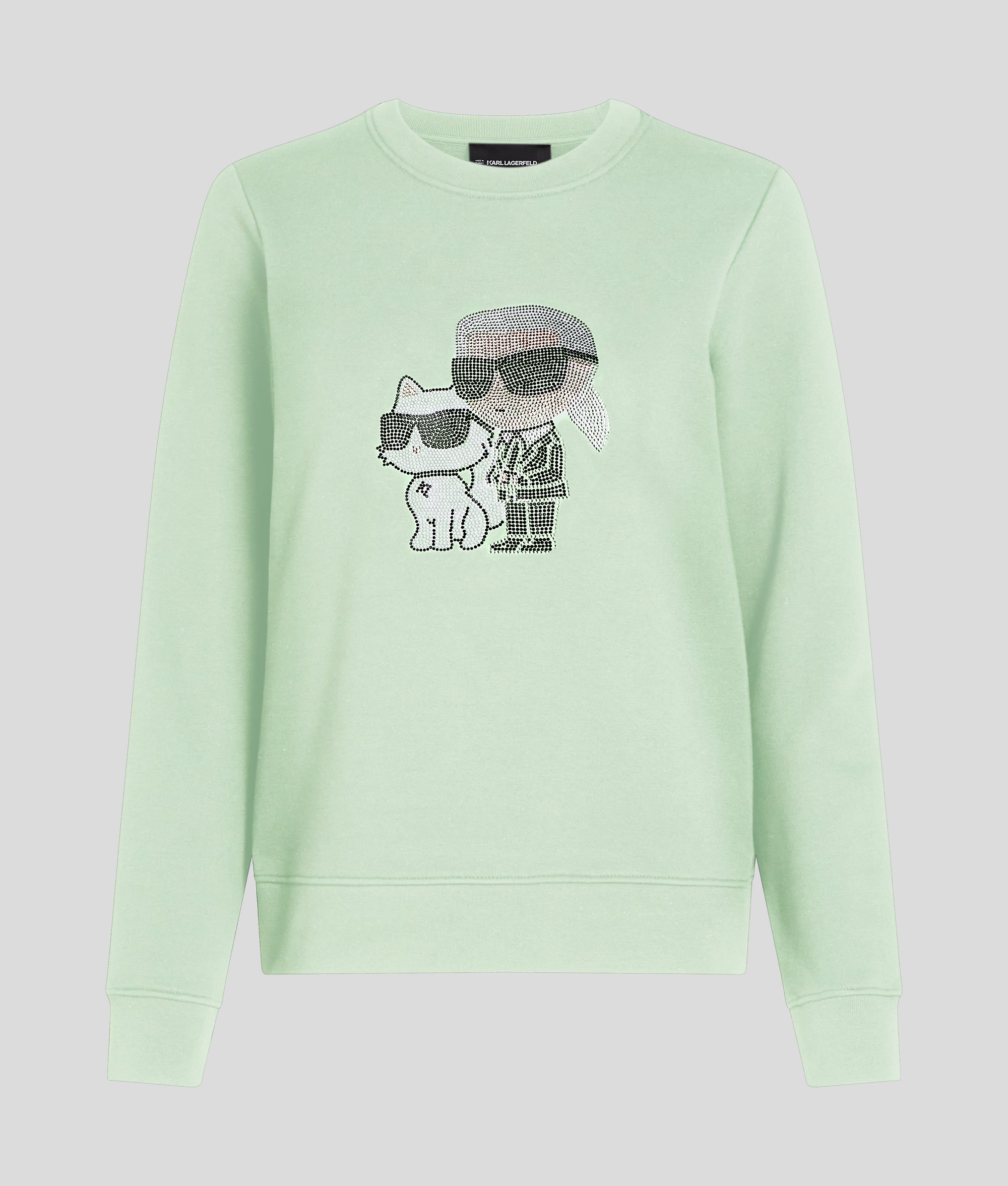 RHINESTONE IKON KARL & CHOUPETTE SWEATSHIRT - Image 5