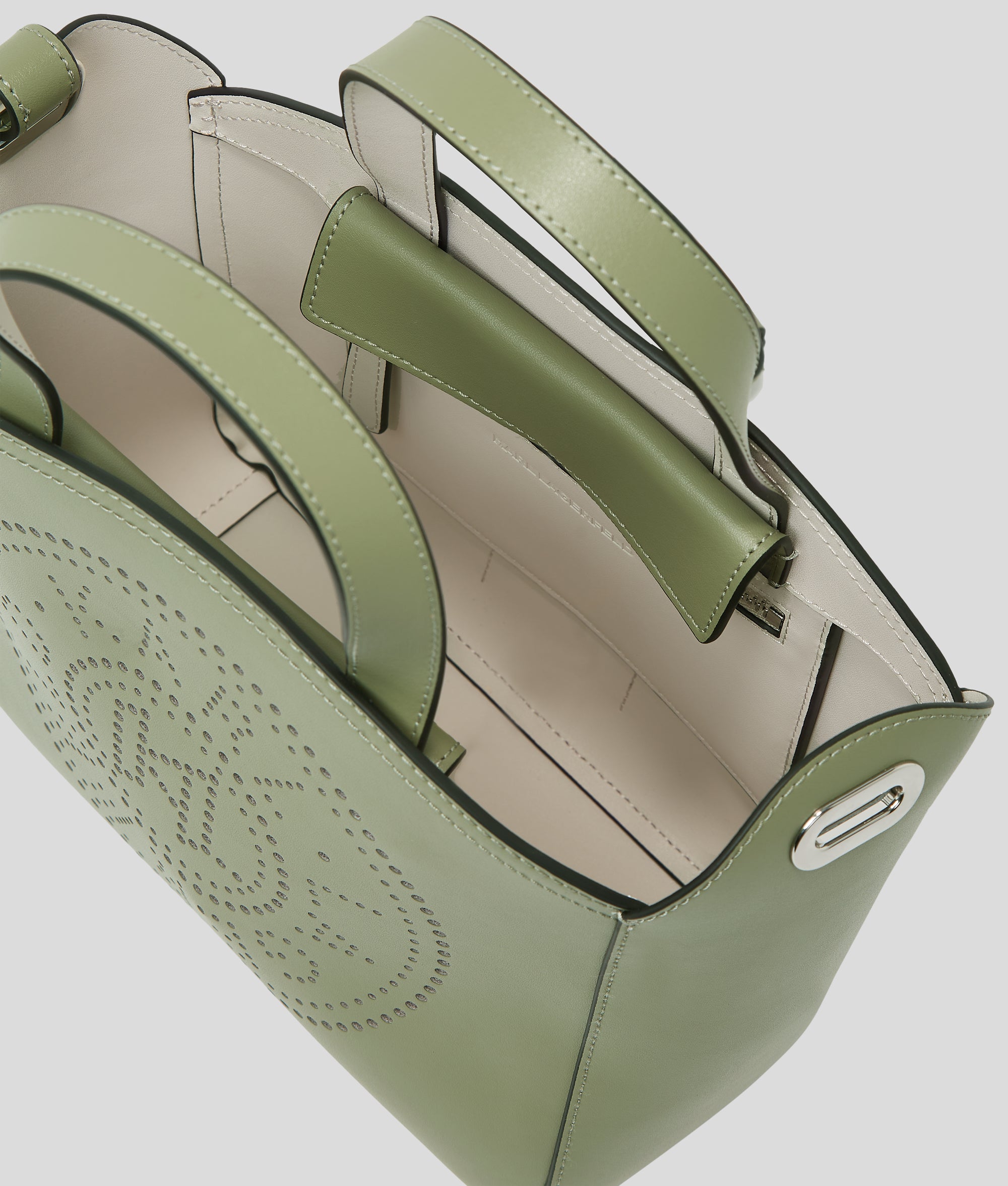 K/CIRCLE PERFORATED SMALL TOTE BAG - Image 5