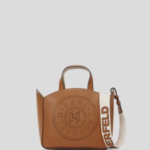 K/CIRCLE PERFORATED SMALL TOTE BAG