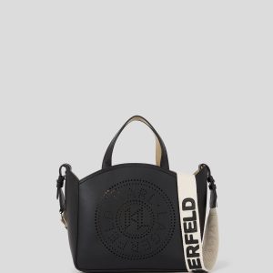 K/CIRCLE PERFORATED SMALL TOTE BAG
