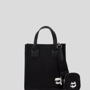 IKON NYLON SMALL SQUARE TOTE BAG