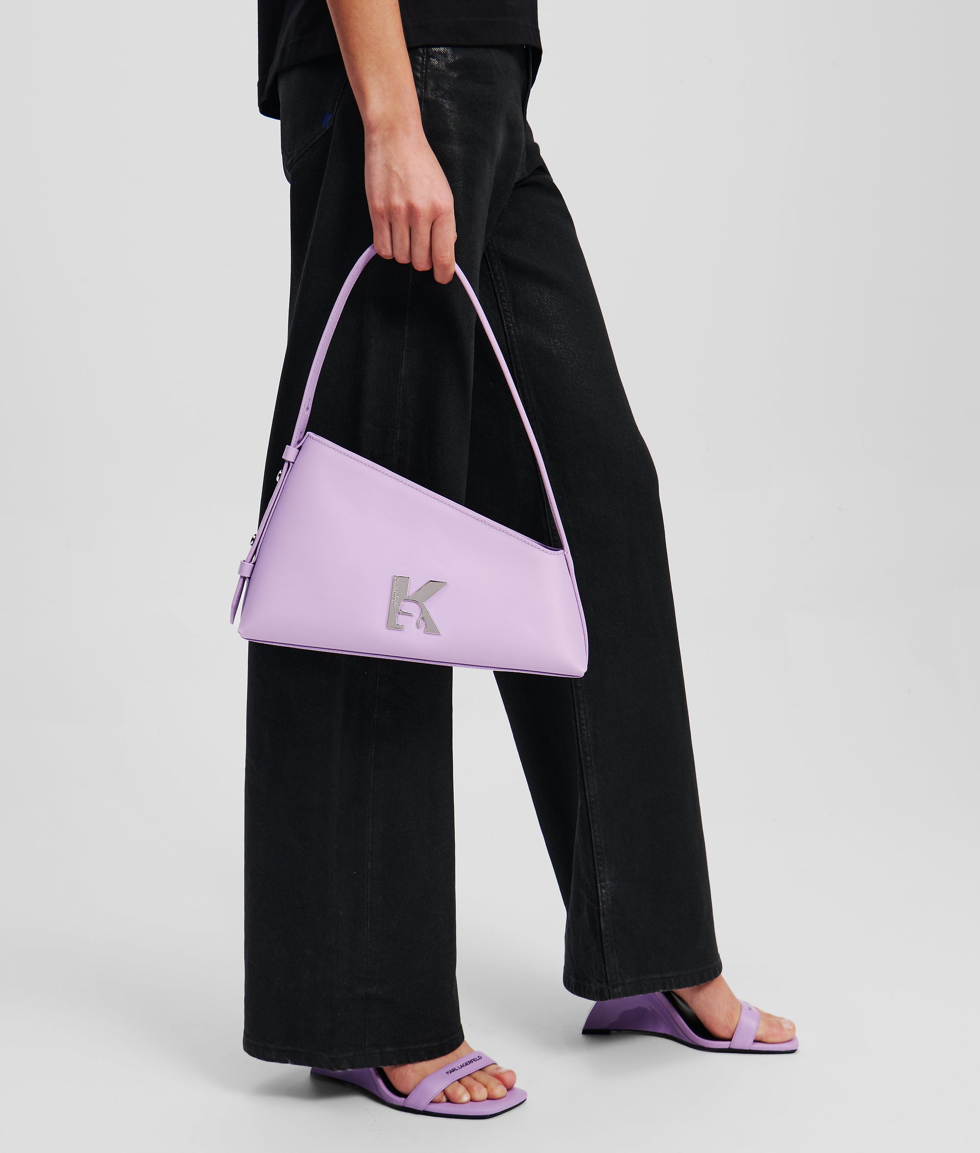 GEO LEATHER SHOULDER BAG - Image 2