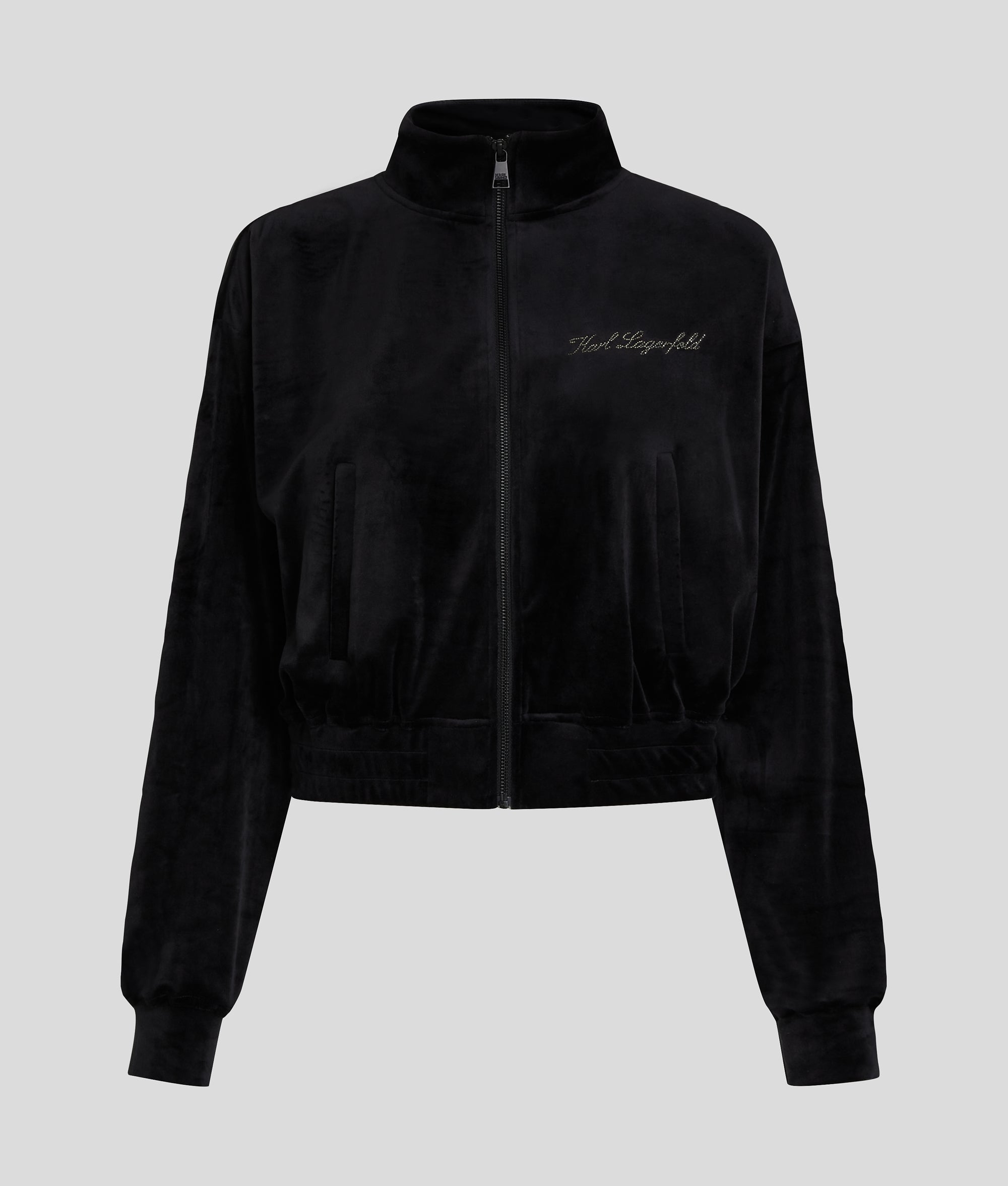 HOTEL KARL VELOUR ZIP-UP SWEATSHIRT - Image 2
