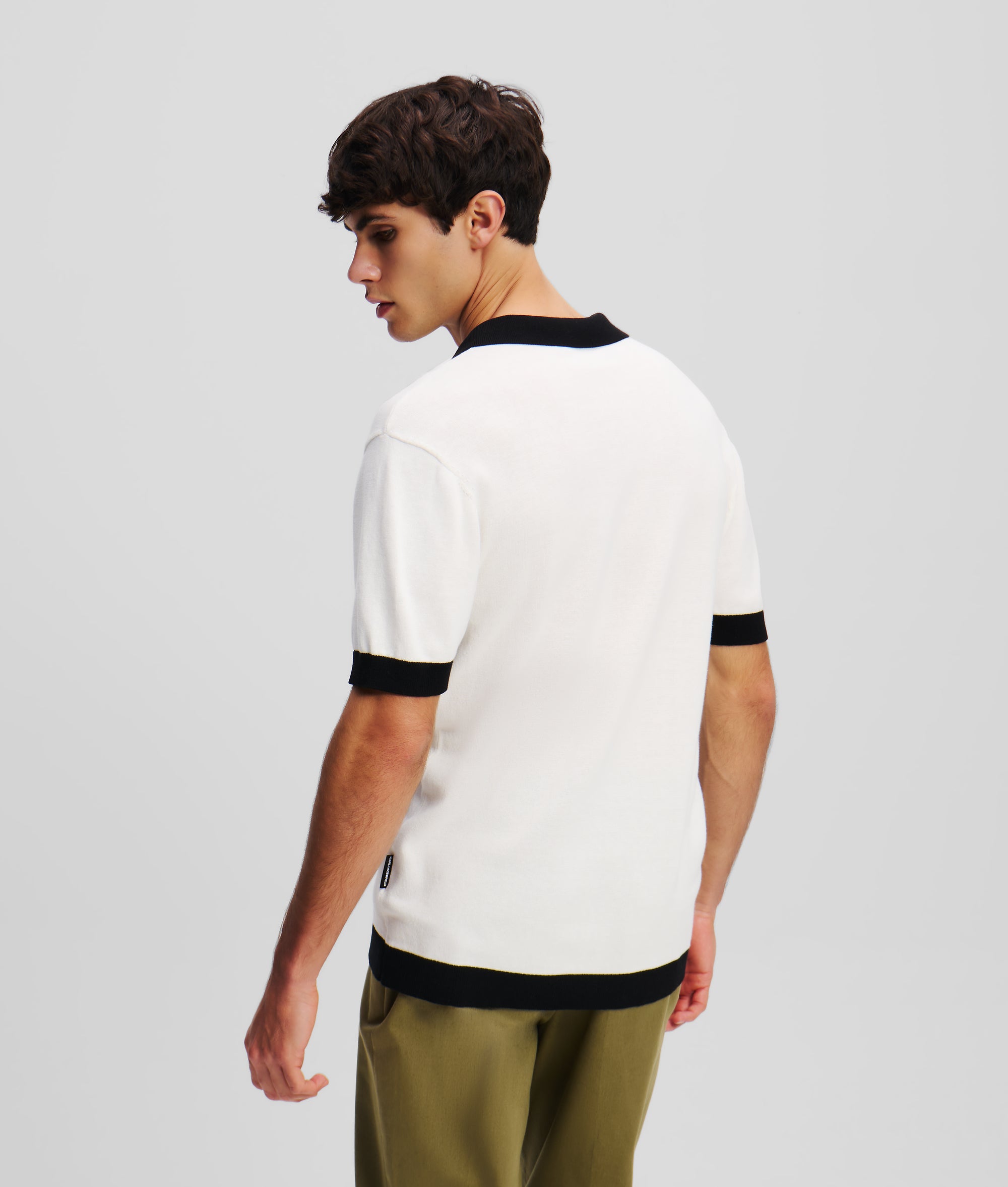 MONOGRAM KNITTED POLO SHIRT - Image 3