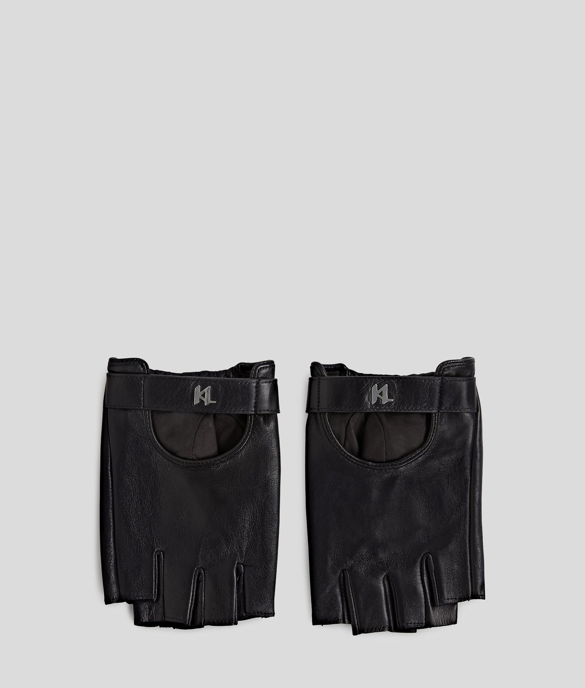 K/MONOGRAM FINGERLESS GLOVES