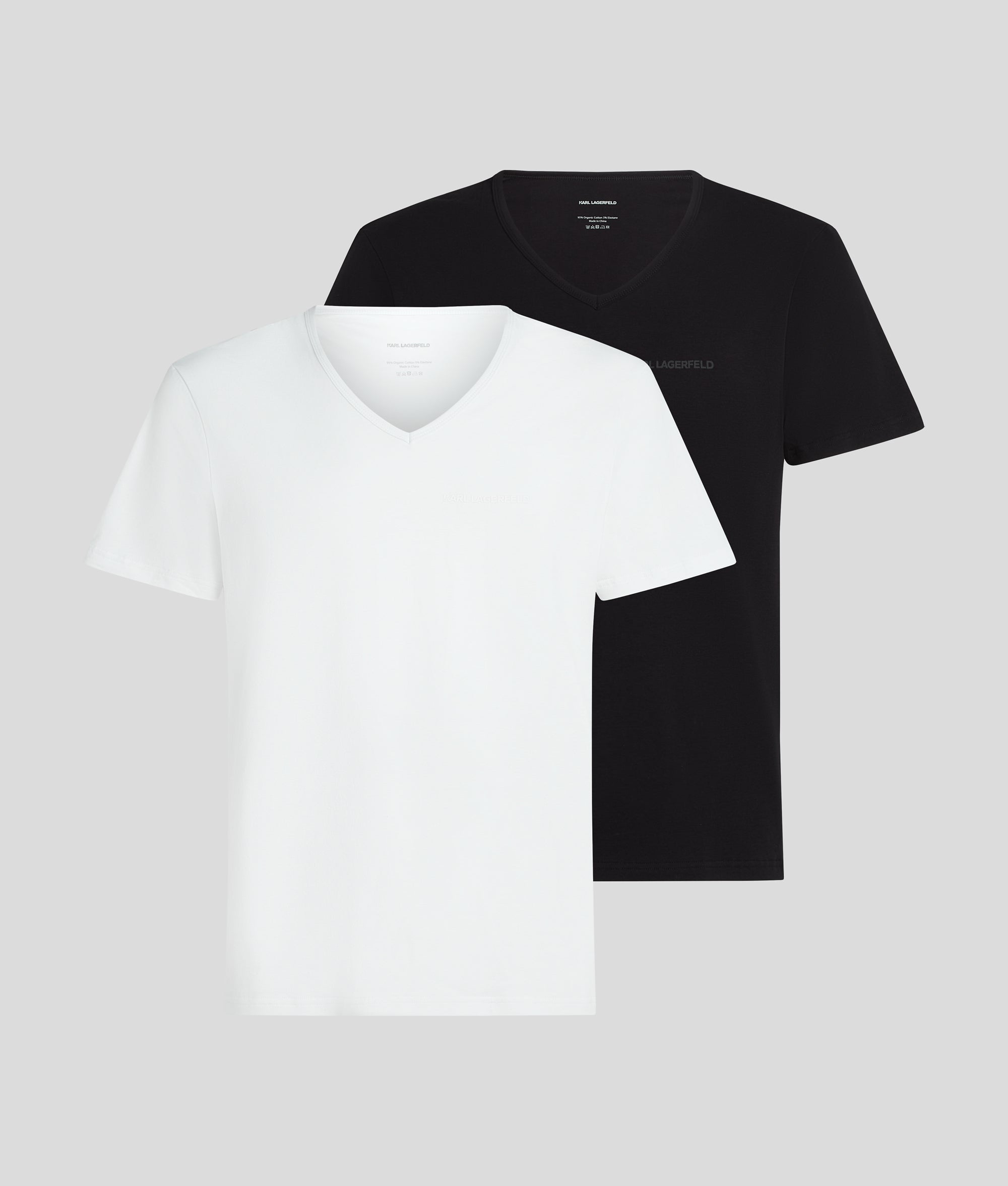LOGO V-NECK T-SHIRT ?C 2-PACK