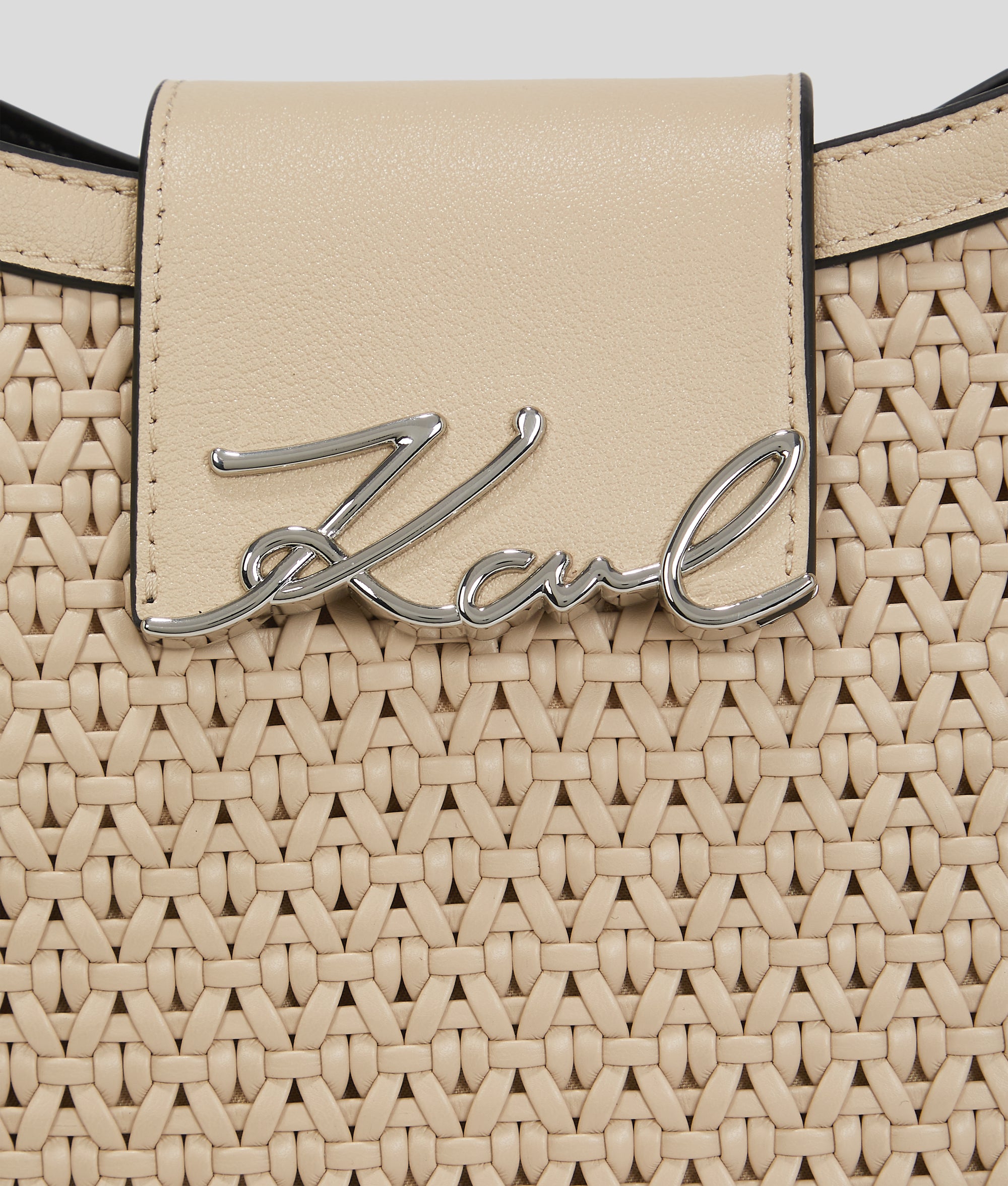 K/SIGNATURE WOVEN HOBO BAG - Image 3
