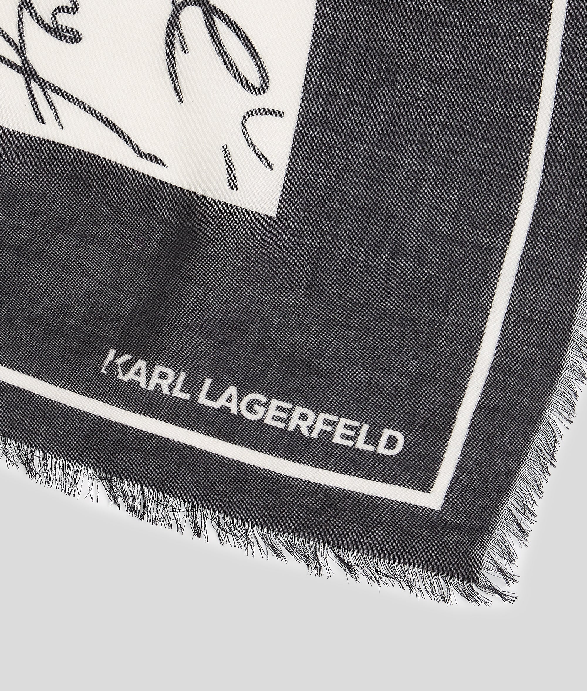 K/ESSENTIAL SCRIBBLE SCARF - Image 5