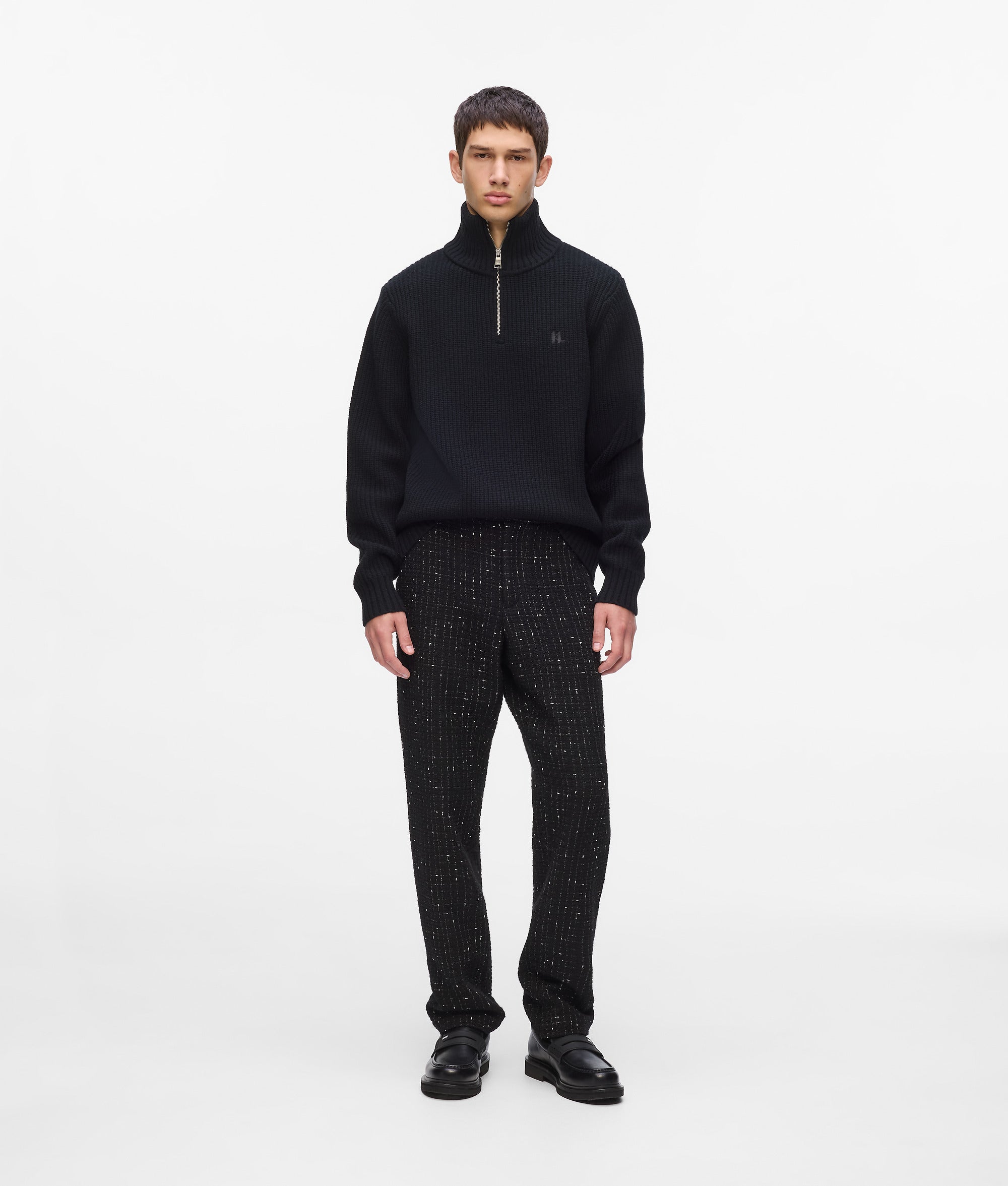 Half-zip turtleneck sweater - Image 4