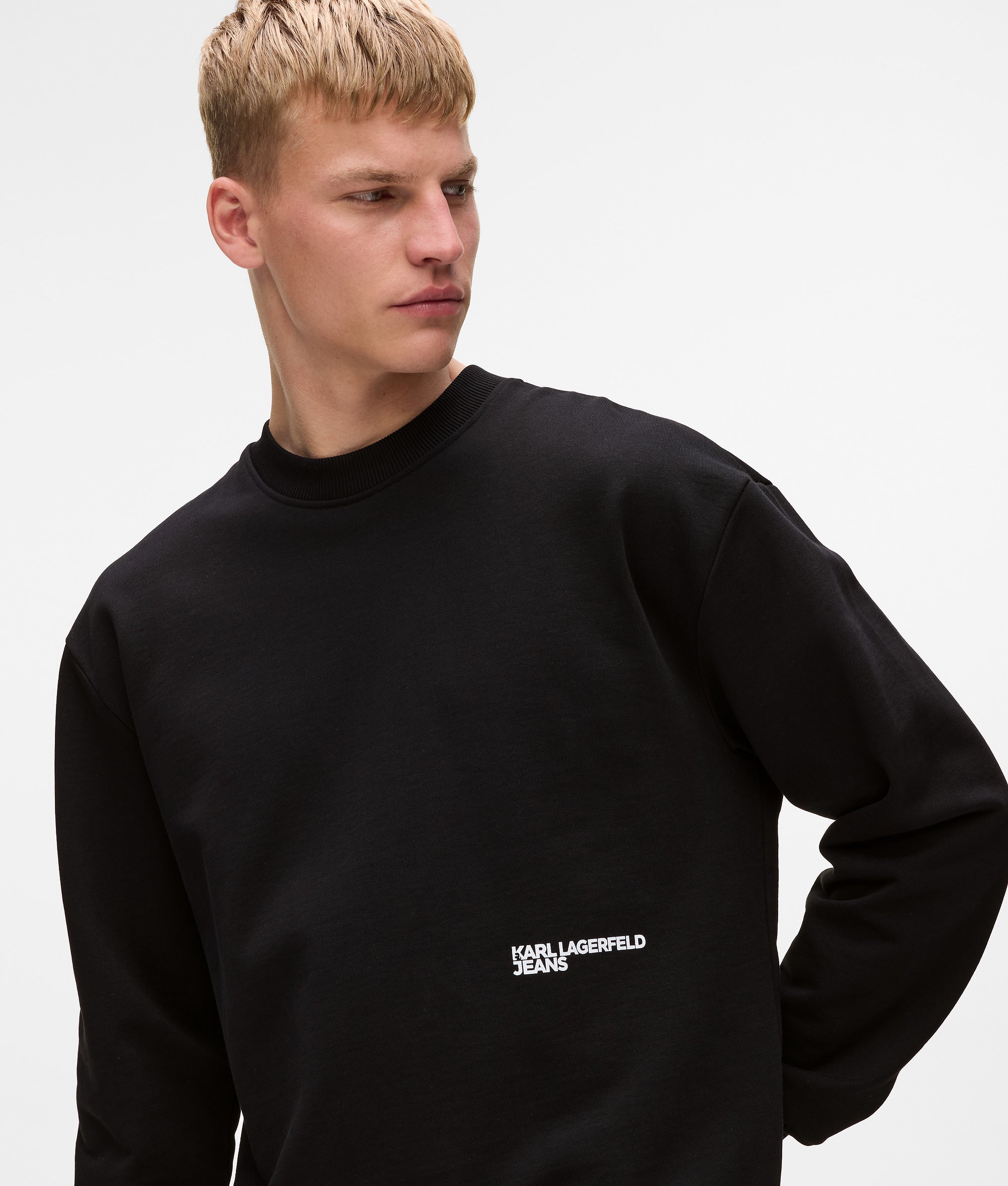 Relaxed Karl quote sweatshirt - Image 3