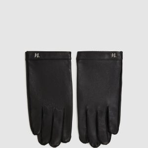 K/Monogram leather gloves