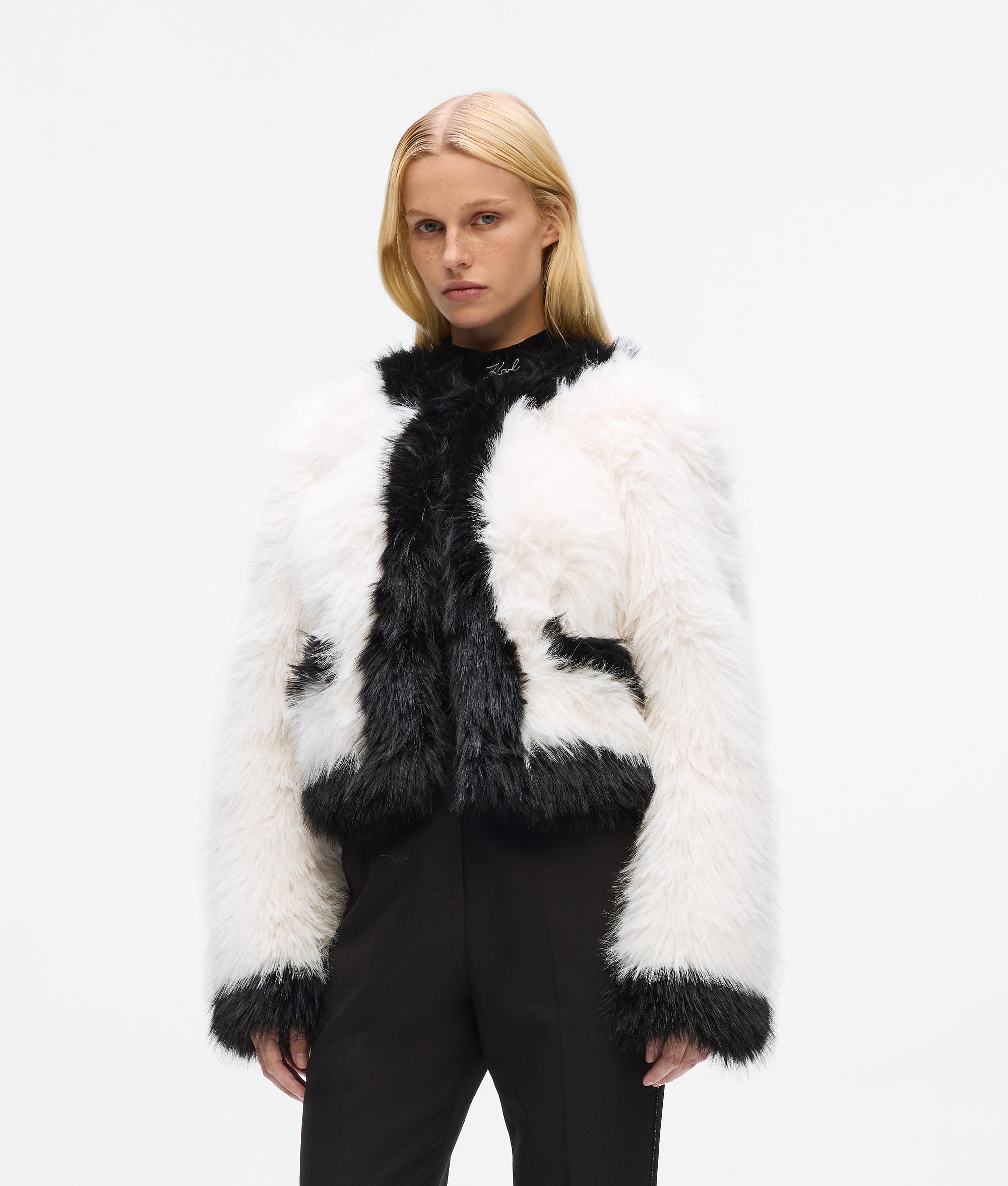 Faux-fur jacket