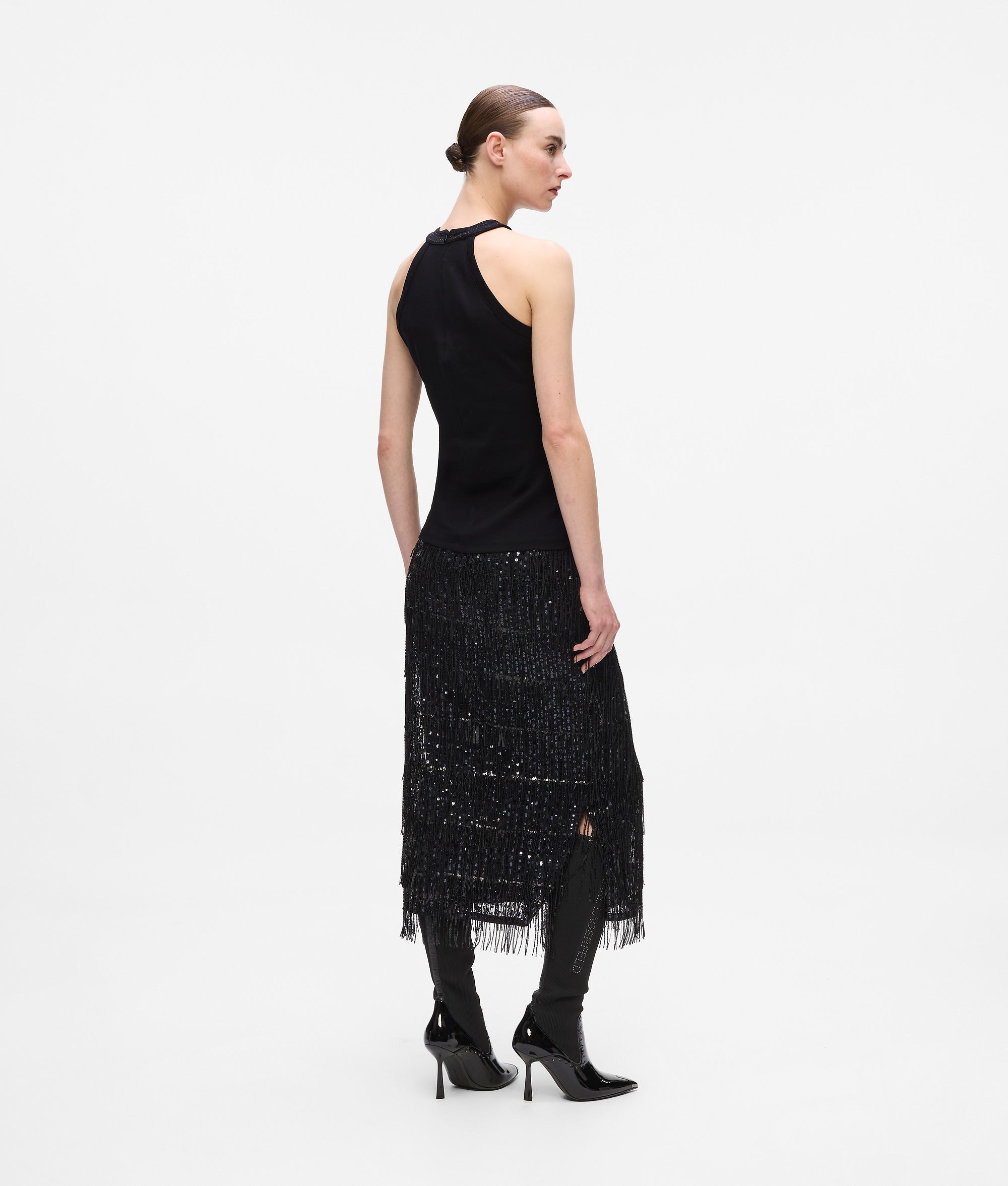 Rhinestone halter-neck top - Image 2