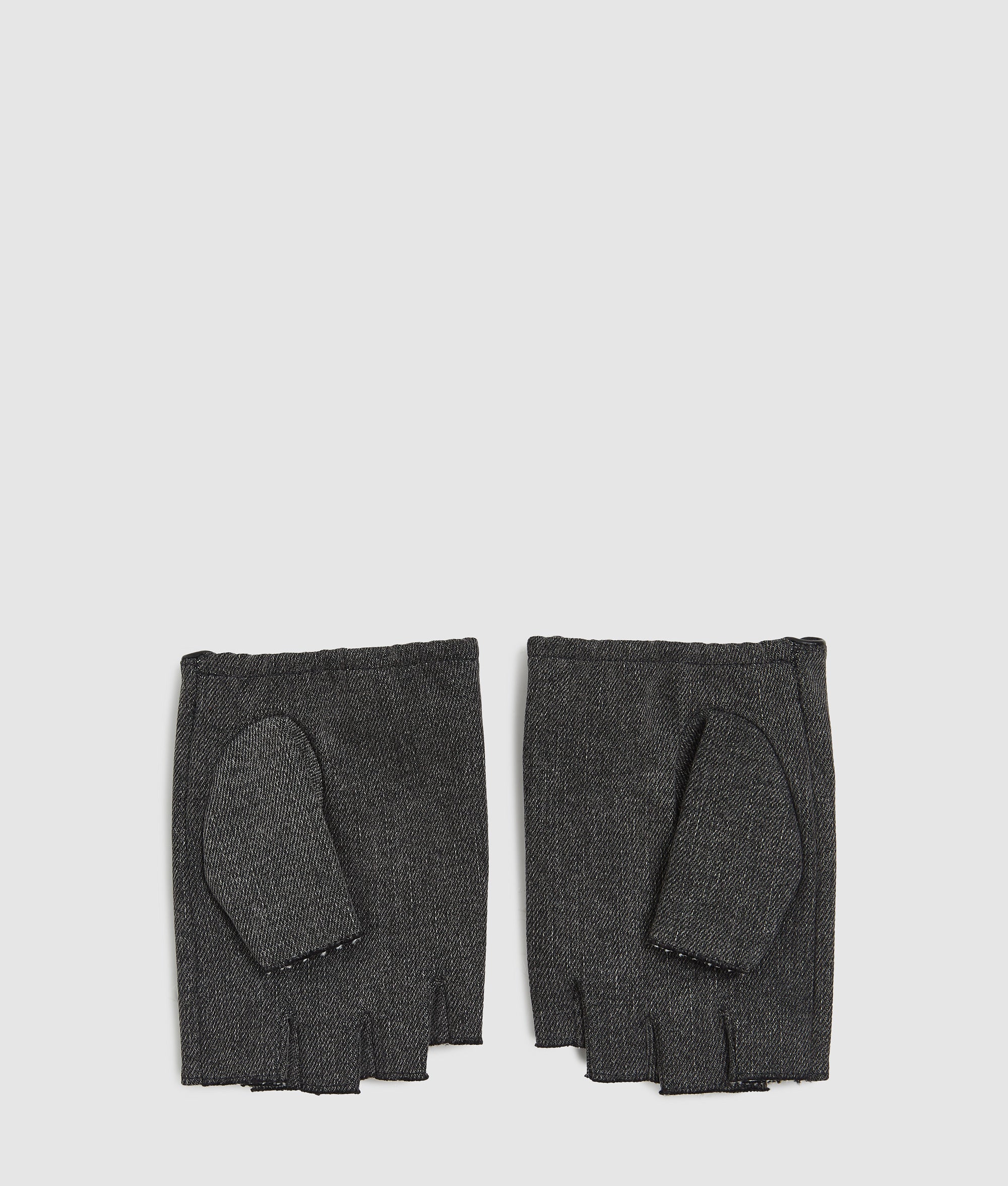 Fingerless denim gloves - Image 2