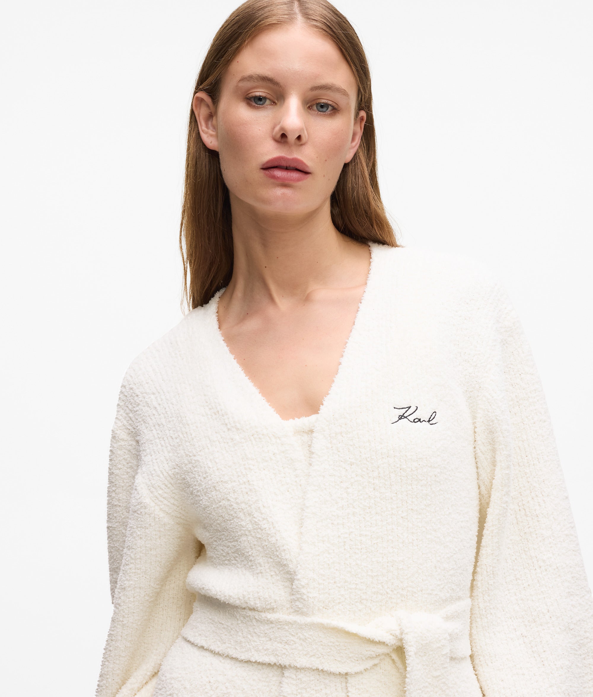 Signature fleece lounge cardigan - Image 3