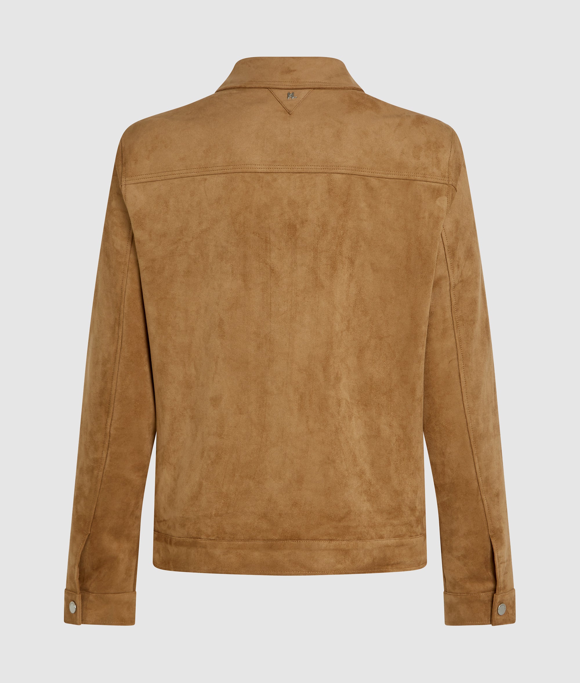 Faux suede trucker jacket - Image 6