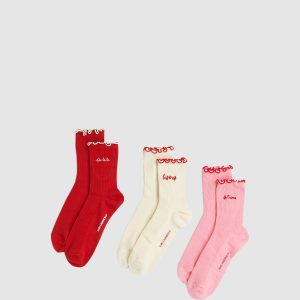 Love notes socks ?C 3 pack